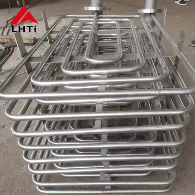 سعر جيد مكثف ASME B338 درجة 2 أنبوب التيتانيوم لفائف الانحناء الانترنت