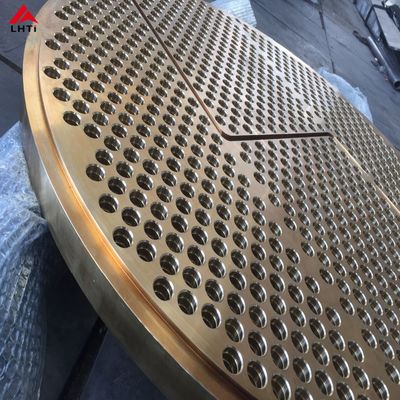 سعر جيد ASME B265 Titanium Equipment Titanium Tubesheet لمبادل حراري الانترنت
