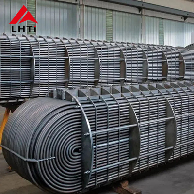 سعر جيد ASTM B338 Titanium U Tube للمبادل الحراري 1.0mm / 1.2mm الانترنت