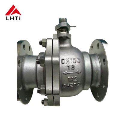 سعر جيد Gr 2 ASME B16.34 صمام الكرة التيتانيوم الصمام الكريستال الصمام الكريستال التيتانيوم الانترنت