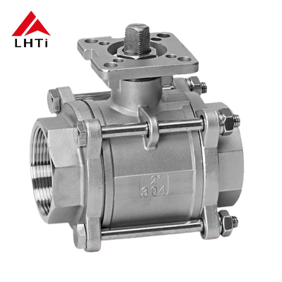 سعر جيد صمام الكرة الثنائي ASME DN 15 Gr2 Gr5 صمام الكرة الصناعي من التيتانيوم الانترنت