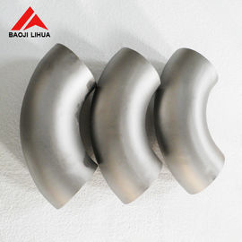 سعر جيد تركيبات أنابيب التيتانيوم Gr2 ، كوع نصف قطر طويل ASME B16.9 90 درجة الانترنت