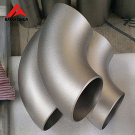 سعر جيد ASTM B363 التيتانيوم تركيب الأنابيب Gr1 Gr2 3.0-18mm سمك الكوع التيتانيوم الانترنت