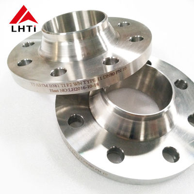 سعر جيد ASME B16.5 Ti Gr2 Titanium WN RF أنبوب شفة لصناعة النفط والغاز الانترنت