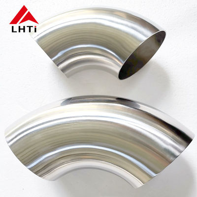 سعر جيد كوع التيتانيوم جدار رقيق لأجزاء العادم 45 درجة 1.2 مم الانترنت