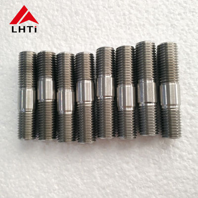 سعر جيد DIN 938 Gr2 Titanium Stud Bolt مع DIN 934 Hex Nuts M14 M18 M20 مقاوم للتآكل بواسطة آلة CNC الانترنت